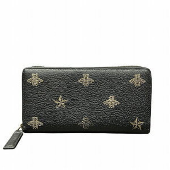 Gucci Long Star Zip Animalier Wallet Bee - Picture 1 of 8